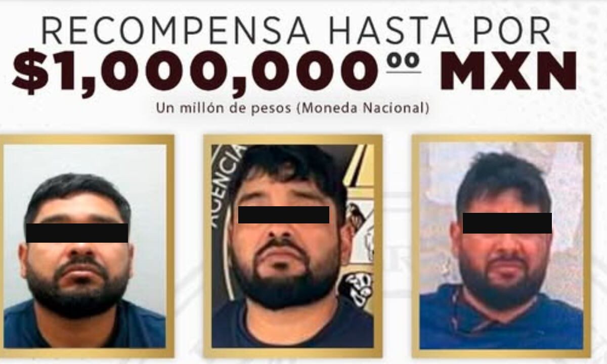 La Fiscalía de Sonora dijo que ofrece una recompensa de 1 mdp por la recaptura de “El Ponchis”.