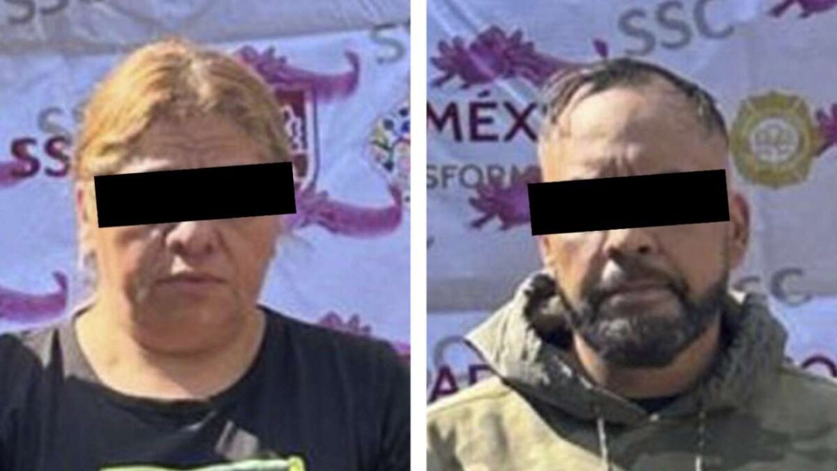 Policías capitalinos detuvieron a "La Patrona" y el "Chayane" en la alcaldía Iztapalapa.