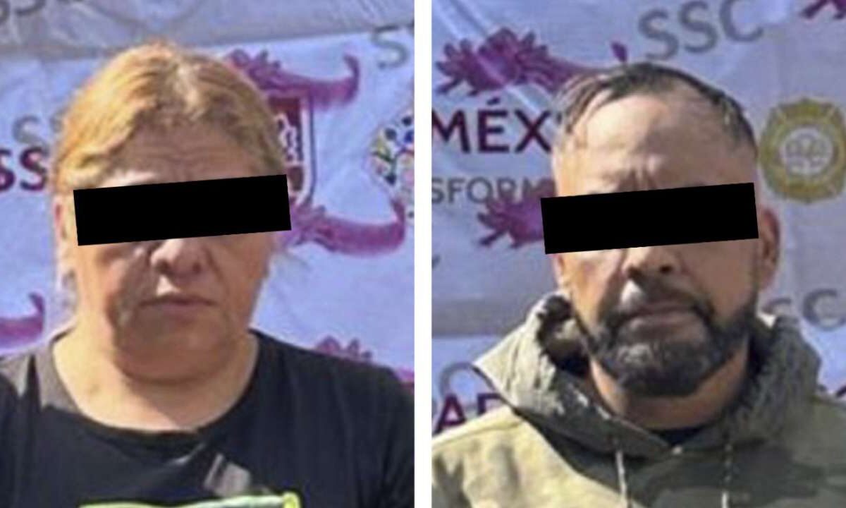 Policías capitalinos detuvieron a "La Patrona" y el "Chayane" en la alcaldía Iztapalapa.