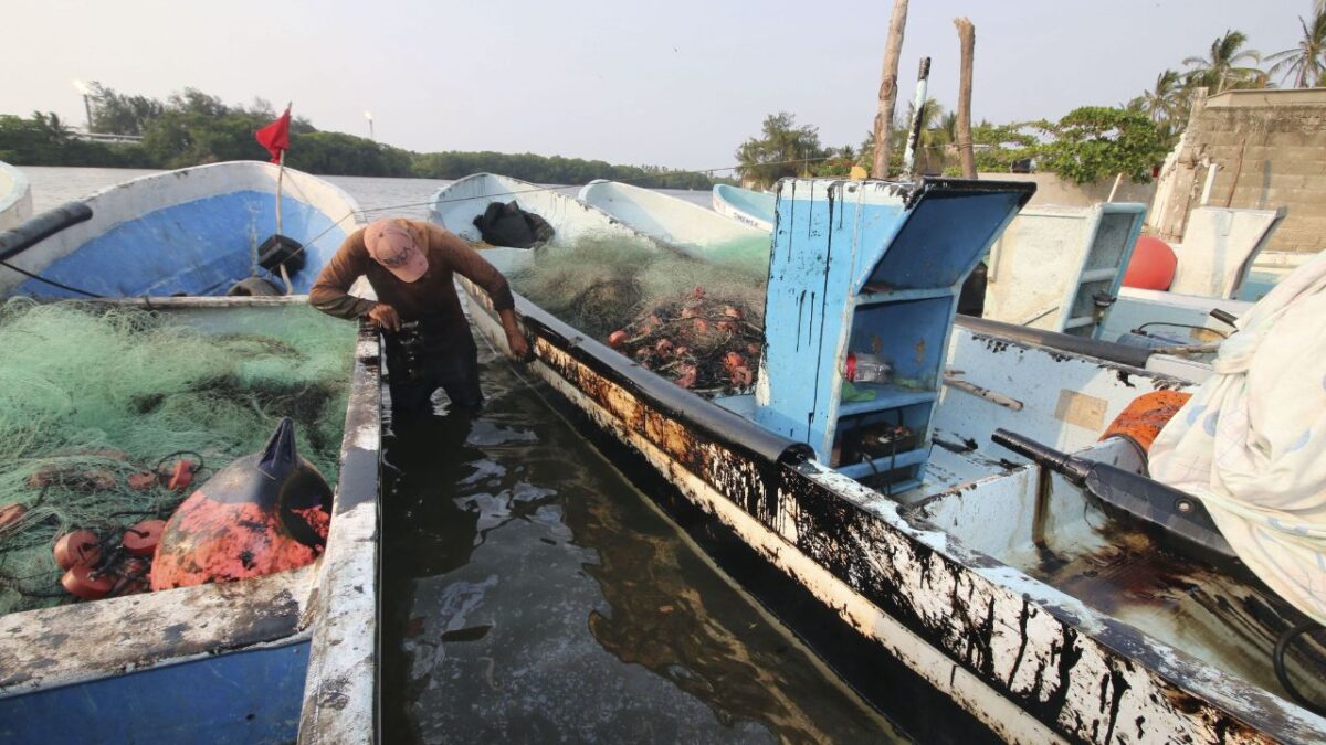 Unos 1,500 pescadores detuvieron sus actividades y sufrieron daños en sus artes de pesca.