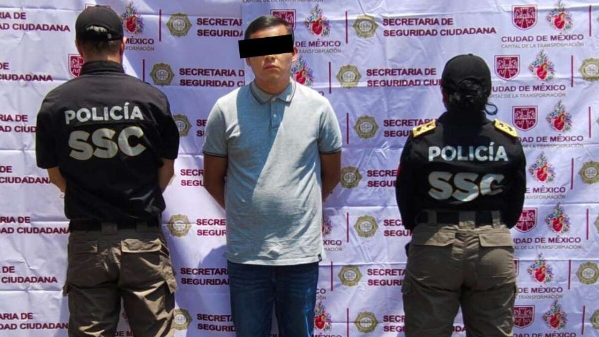 Autoridades capitalinas detienen a presunto operador principal de "El Cabezón" de La Unión Tepito.