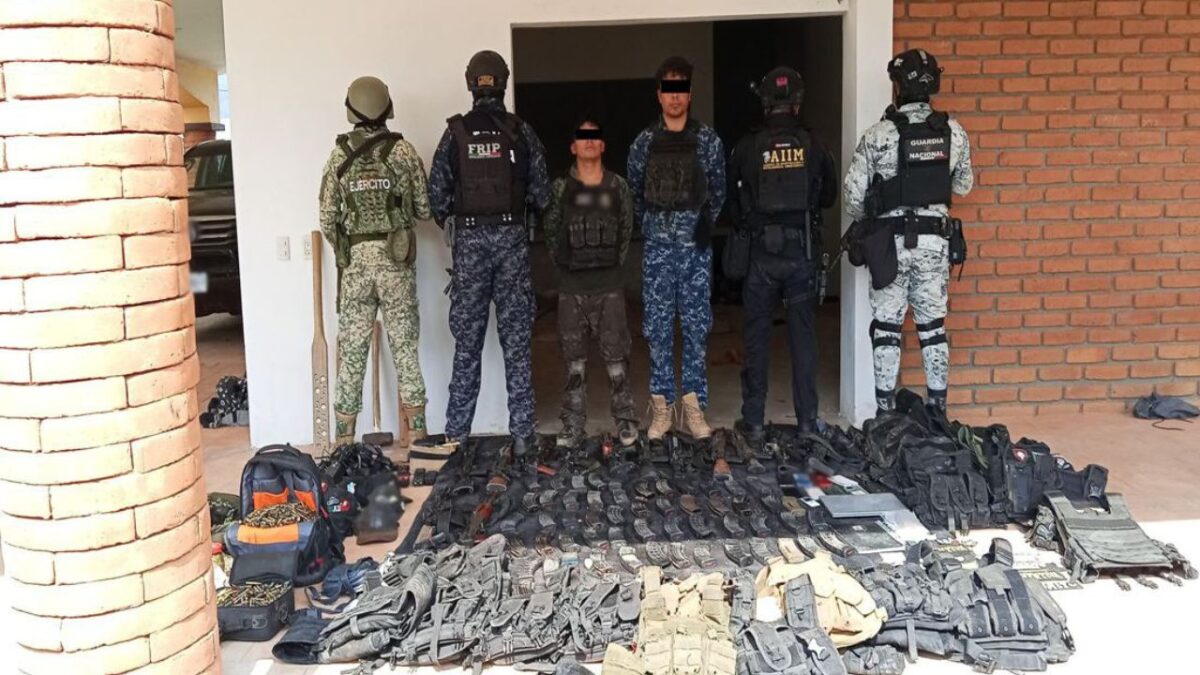 Chiapas, Guerrero, Fuerzas Federales, Arsenales