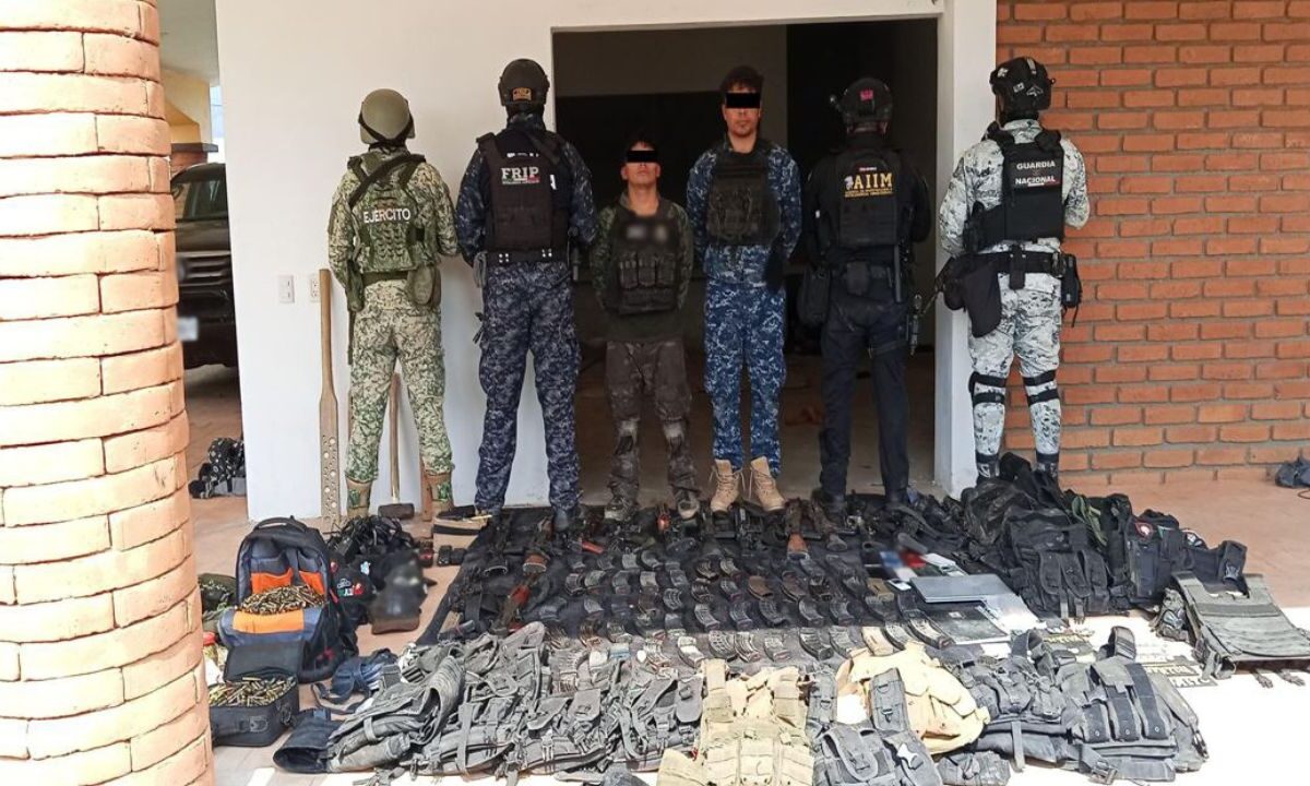 Chiapas, Guerrero, Fuerzas Federales, Arsenales