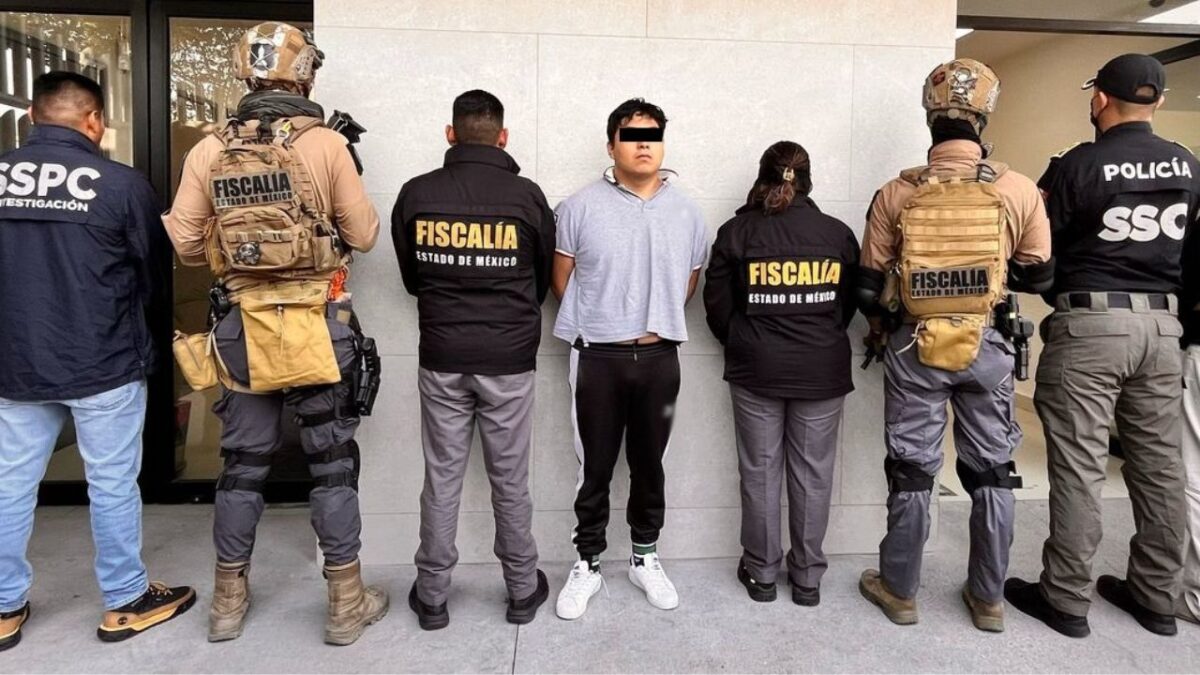 Fuerzas federales detuvieron en Coacalco a Brandon Salvador "M", alias "El Gastoncito" , actual líder del grupo delictivo "Los Gastones".