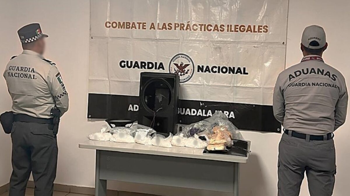 3kl de metanfetamina decomisados en Jalisco