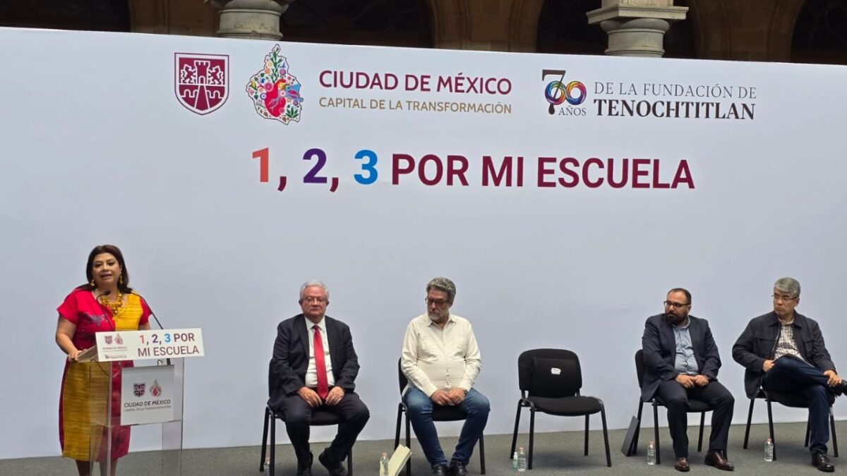 Escuelas de CDMX tendrán inversión de más de 2 mil mdp en 2025