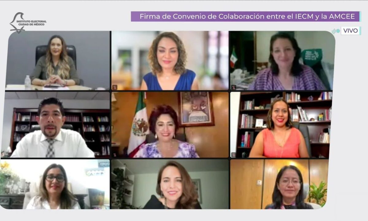 Con el objetivo de construir entornos más seguros, justos y equitativos para las mujeres que buscan participar en la vida política, el Instituto Electoral de la Ciudad de México (IECM) celebró un convenio de colaboración con la Asociación Mexicana de Consejeras Estatales Electorales (AMCEE).