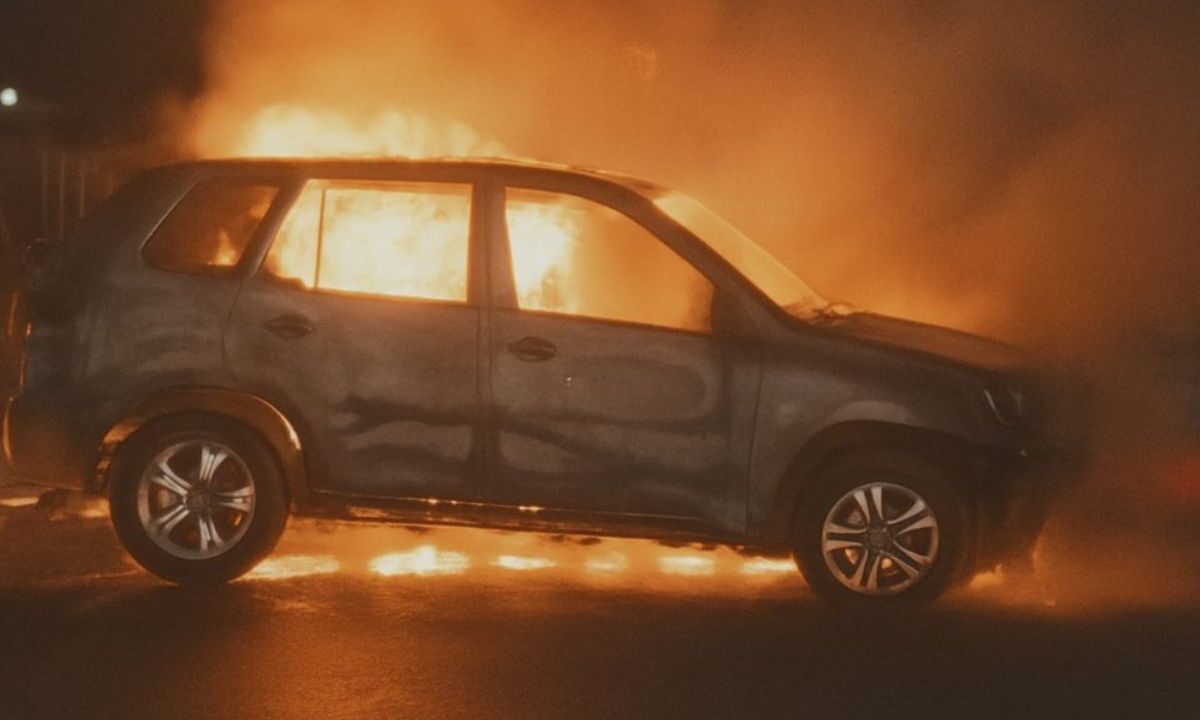 Hasta el momento se han realizado 3 denuncias formales de vehículos incendiados.