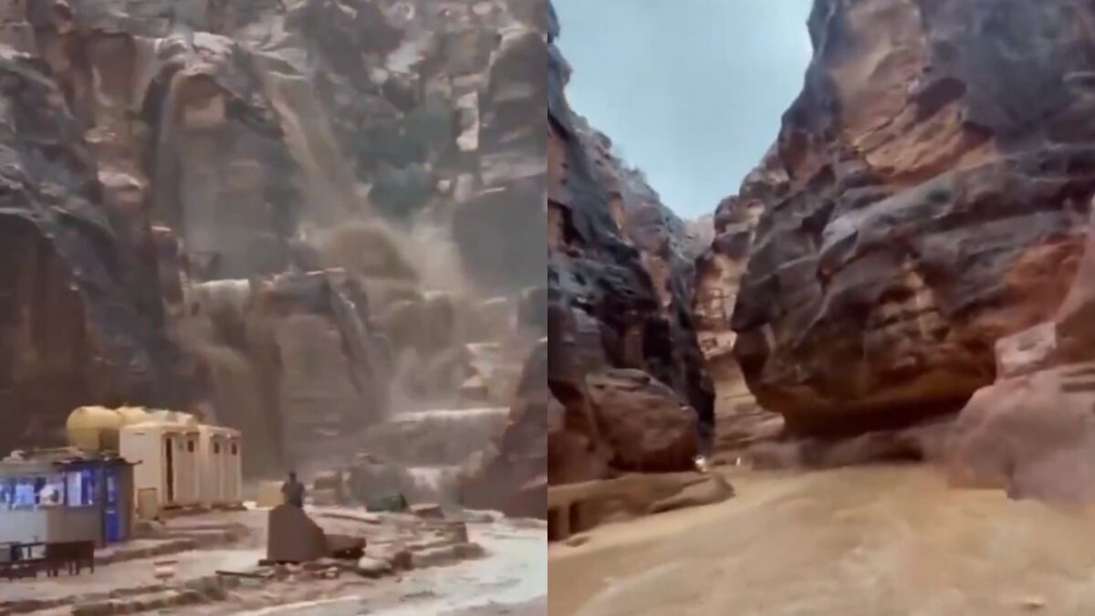 Mueren dos turistas por inundaciones en Petra, Jordania