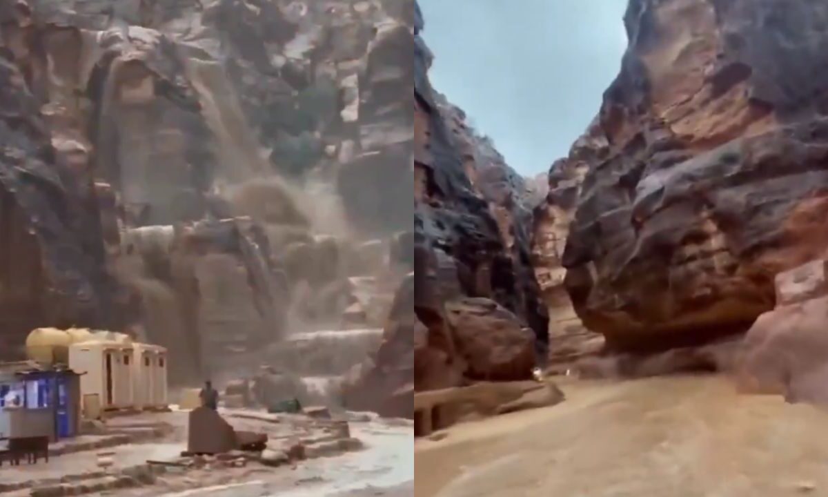 Mueren dos turistas por inundaciones en Petra, Jordania