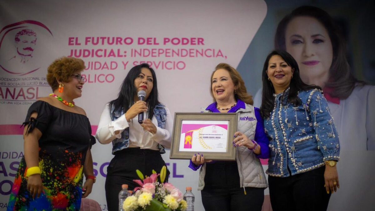 Yasmín Esquivel Mossa, afirmó que las personas juzgadoras deben actuar apegadas a la Ley, sin sumisión a los poderes económicos o políticos.