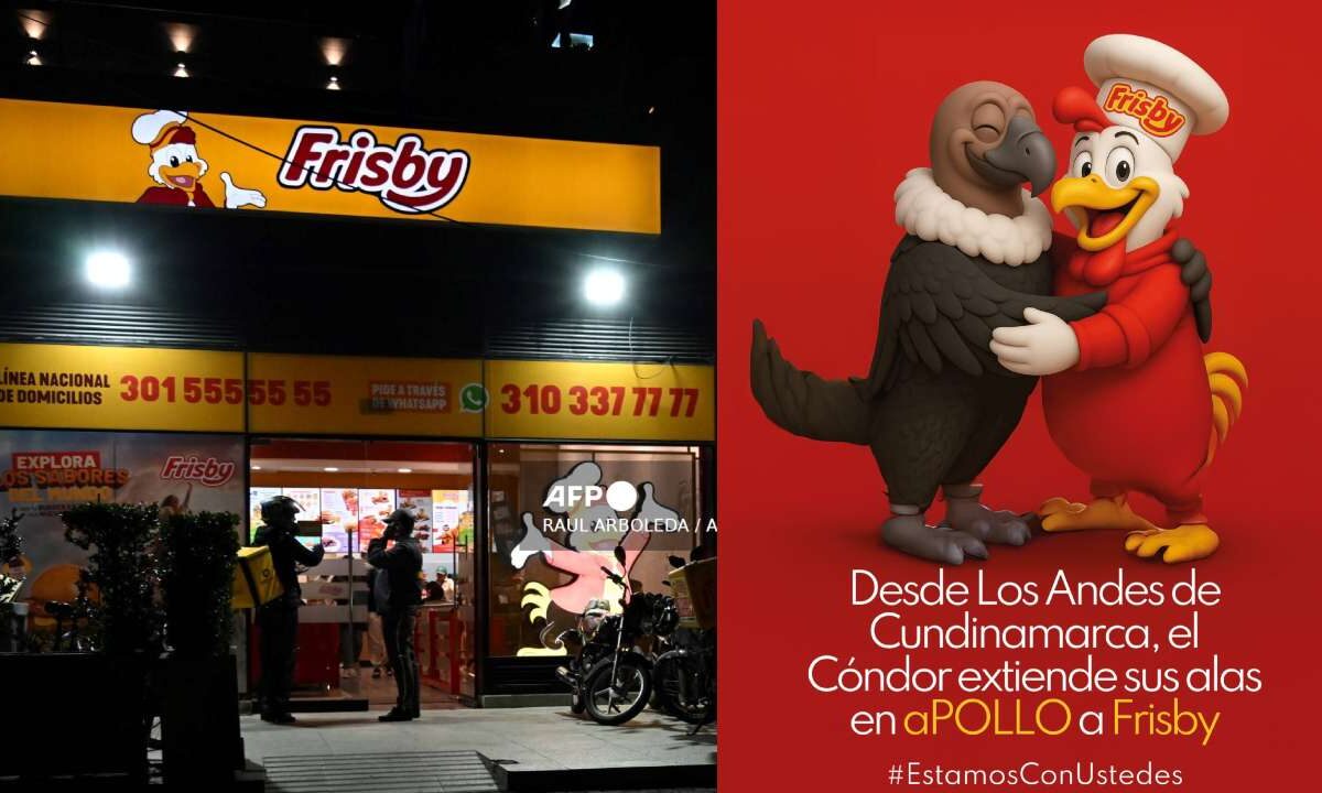 Con el juego de palabras de apoyo, en este caso "apollo" , cadenas de comida, empresas y personas respaldaron a la pollería Frisby.