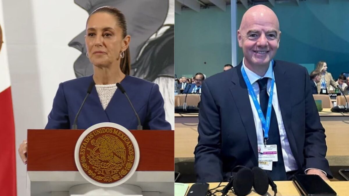 Sheinbaum y Gianni Infantino, presidente de la FIFA se reunirán con motivo del Mundial de Futbol 2026