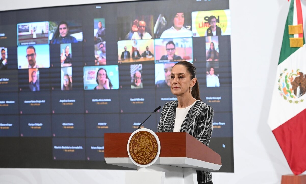 "El reconocimiento es para el pueblo", menciona Sheinbaum con respecto a la insignia de Oro otorgada por la organización Americas Society
