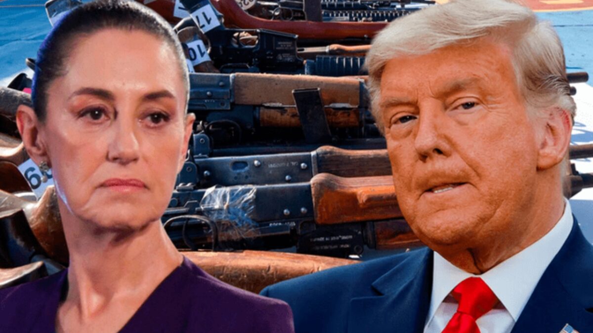 Sheinbaum reconoce el trabajo de Trump contra armas
