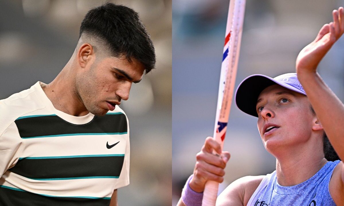 23 victorias suma Iga Swiatek de manera consecutiva en Roland Garros, mientras que Alcaraz llegó a 20 a nivel individual