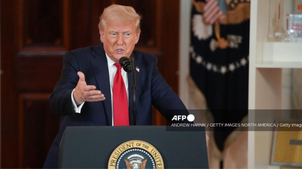 Trump no especificó si cree que el 80% debería ser el arancel final aplicado a las importaciones chinas cuando acabe la guerra comercial
