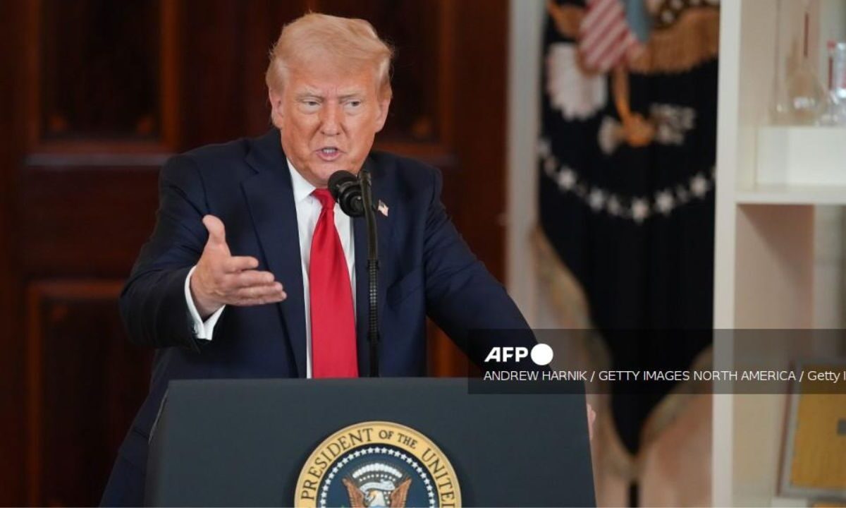 Trump no especificó si cree que el 80% debería ser el arancel final aplicado a las importaciones chinas cuando acabe la guerra comercial