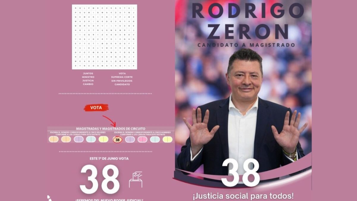 El candidato número 38 de la boleta rosa subrayó que su acercamiento a la población le ha permitido resaltar que él viene "desde abajo", sin privilegio alguno.