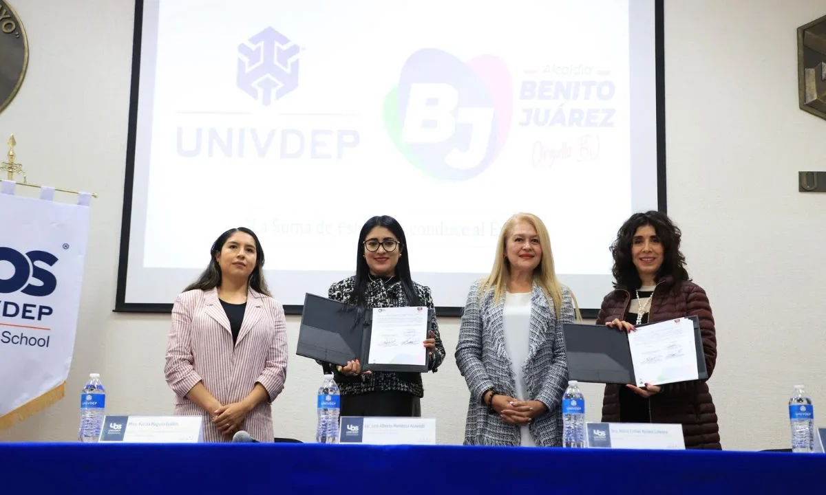 Alcaldía Benito Juárez celebra convenio con universidad de desarrollo empresarial