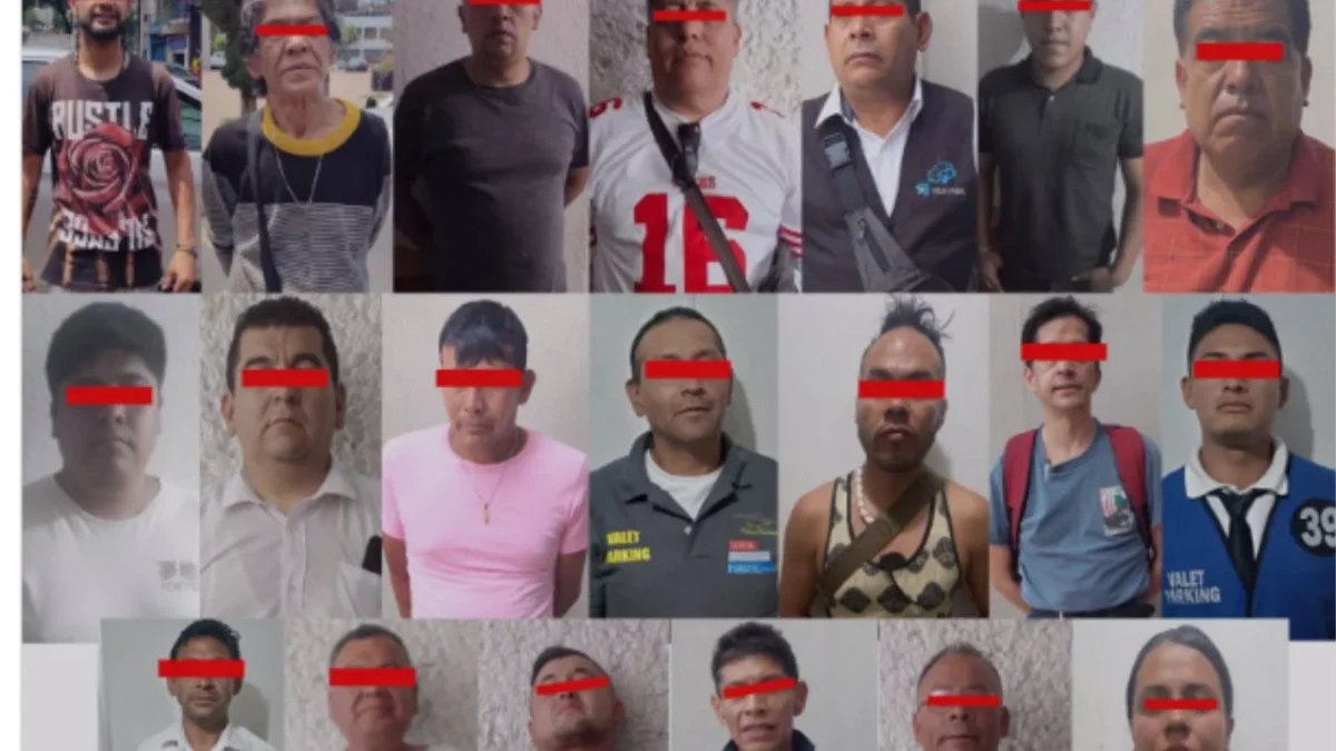 Caen 20 franeleros en la alcaldía Cuauhtémoc de la CDMX