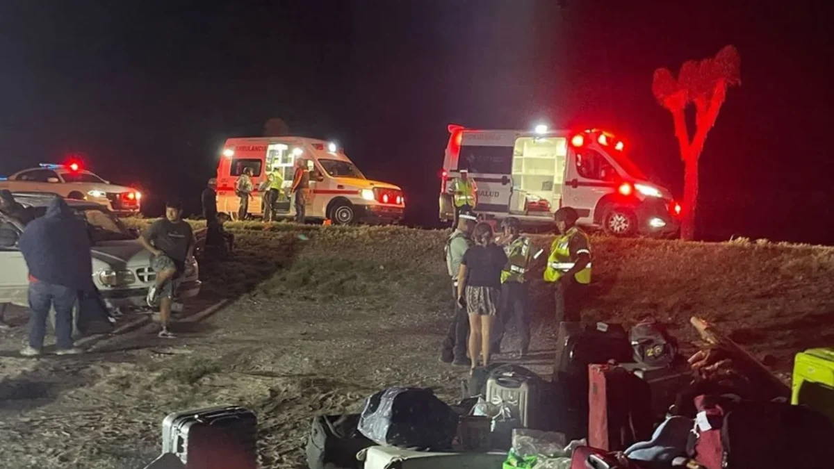 La noche de este 7 de junio un accidente en la Carretera Federal 57 en Matehuala, San Luis Potosí dejó un saldo de dos muertos.