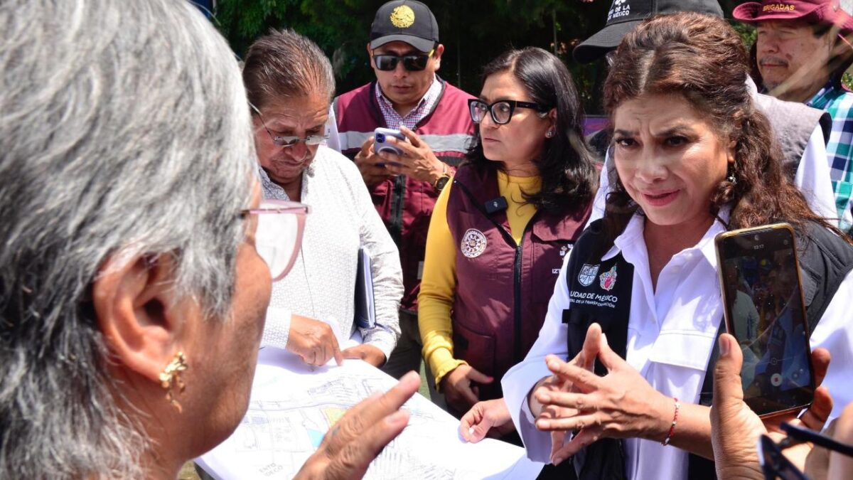 Clara Brugada anunció la construcción de un colector en la colonia Ejército de Oriente.