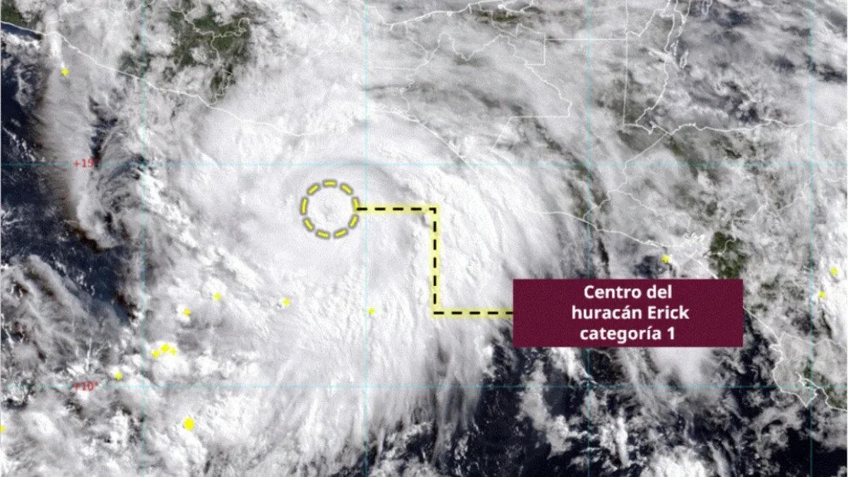 Conagua advierte de huracán "Erick" podría tocar tierra como categoría 3