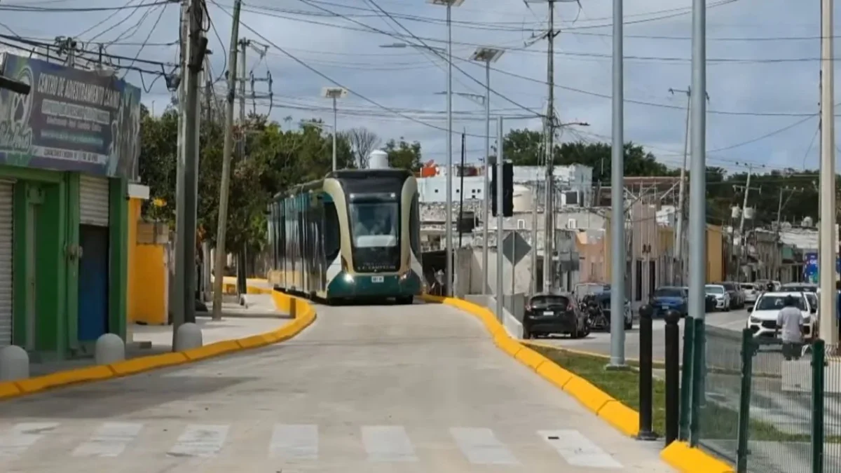 Concluye obra civil del tren ligero en Campeche