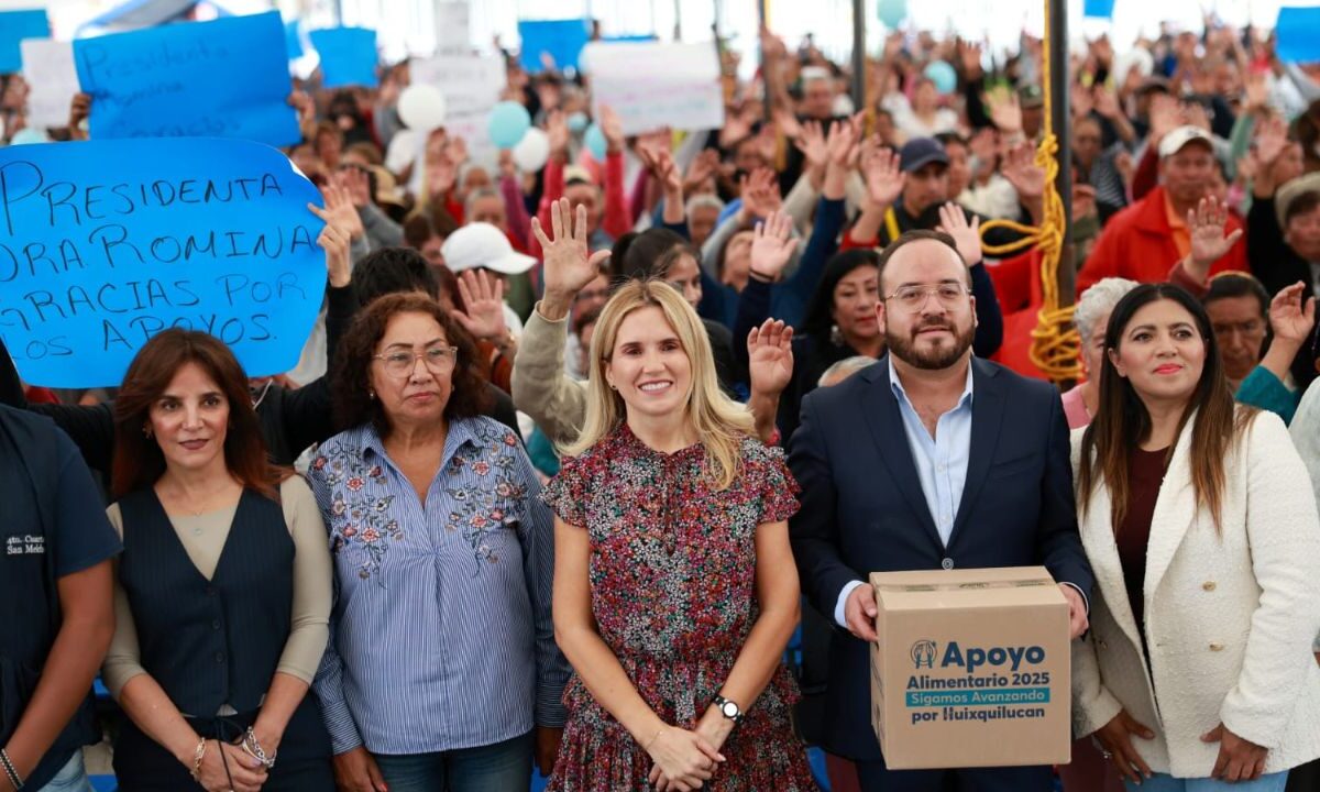 La alcaldesa Romina Contreras arrancó el programa Apoyo Alimentario.