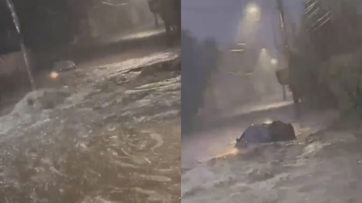 Fuertes lluvias afectaron esta tarde-noche de este domingo a municipios de Ecatepec, Naucalpan y Coyotepec.