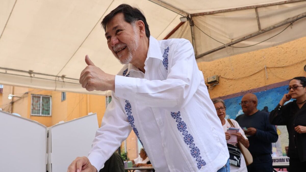 Noroña asegura que elección judicial dará justicia a los pobres