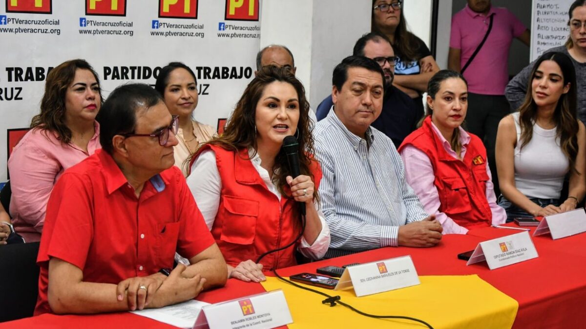 La dirigencia nacional del Partido del Trabajo (PT) celebró los resultados en las elecciones municipales en Veracruz, en la entidad no compitieron en alianza con Morena, los petistas ganaron en 35 municipios con sus candidatos con el 13% de los votos.