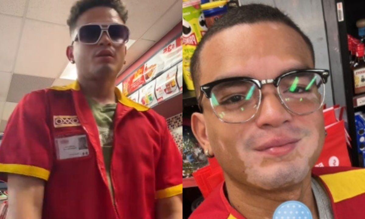 Conoce al actor y modelo colombiano Daniel Ruenes, que pasó de trabajar con grandes marcas a trabajar como cajero en una tienda OXXO.