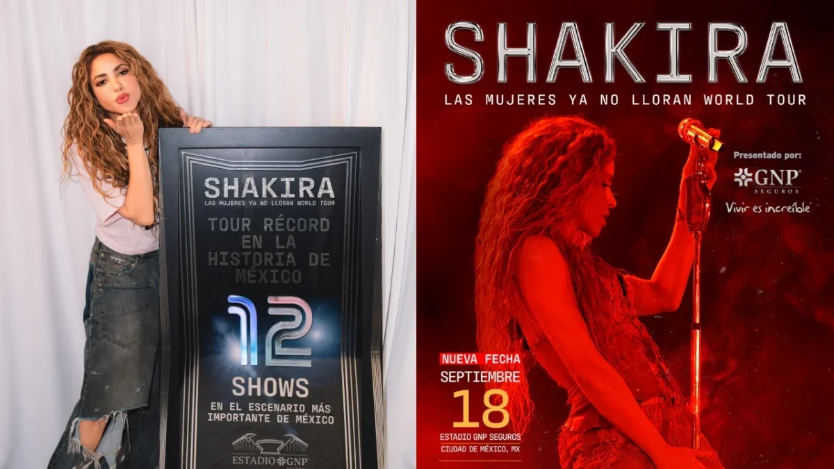 La cantante colombiana, Shakira sigue con su serie de conciertos Las Mujeres Ya No Lloran World Tour y para su vuelta a México la cantante ha sumado nuevas fechas: una en la CDMX y otra en Veracruz.