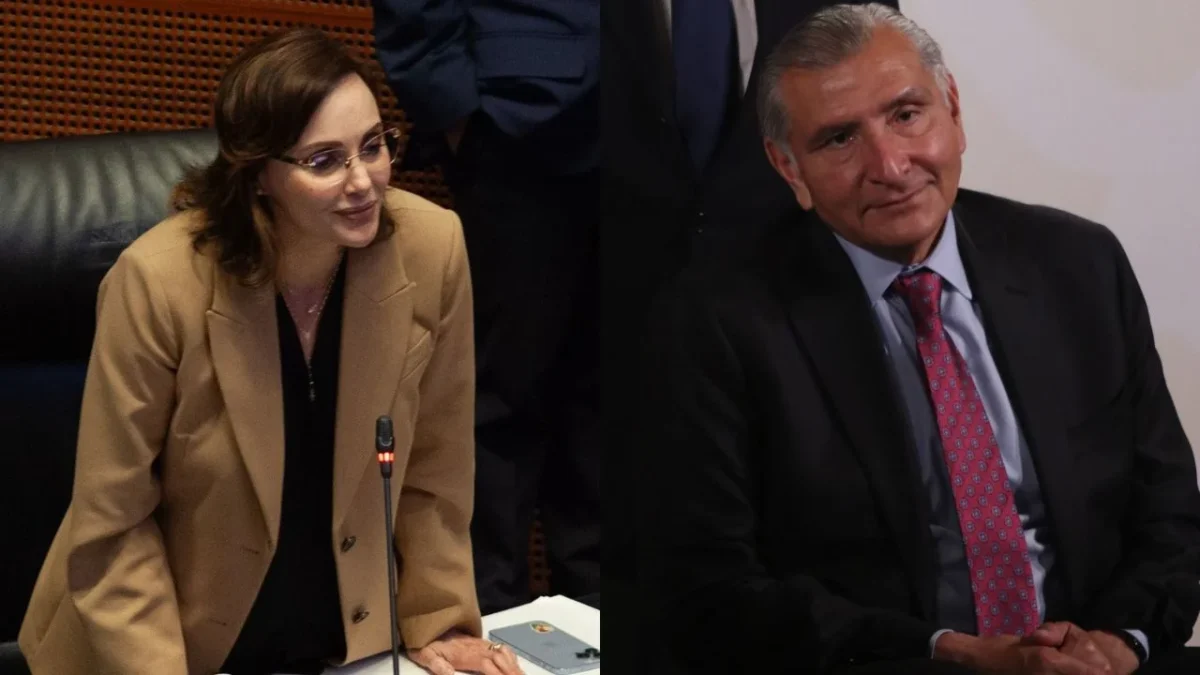 "Adán Augusto López, usted es un corrupto y lo deberían sacar del Senado esposado", dijo Lilly Téllez
