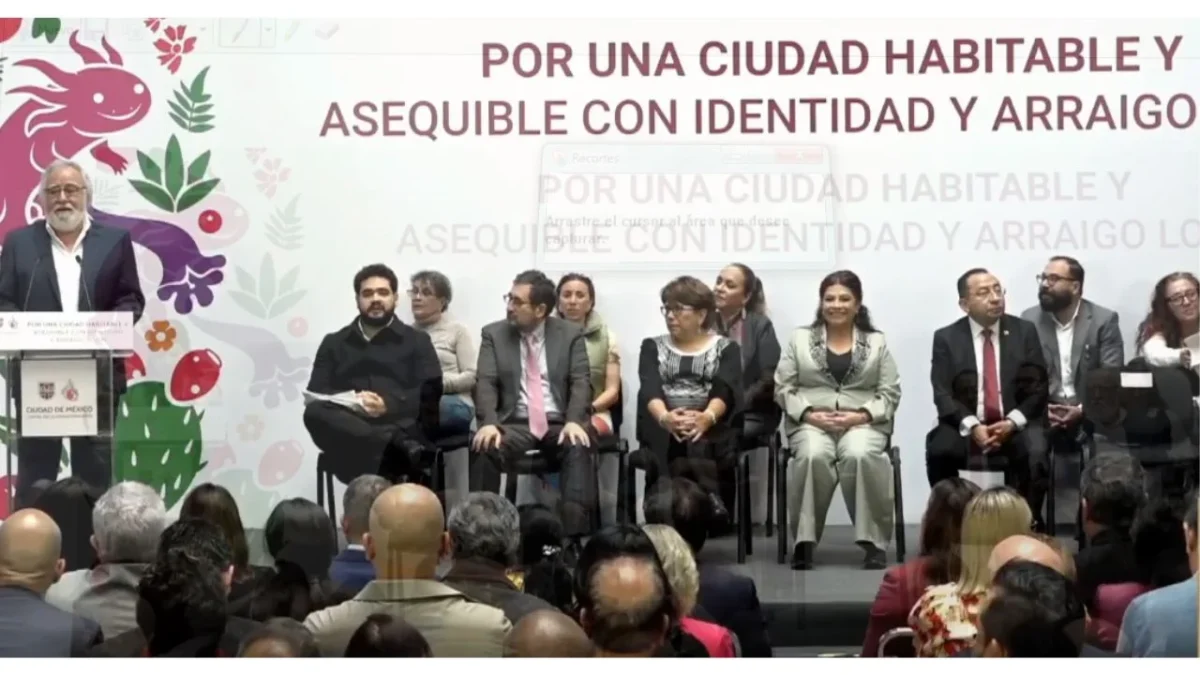 Alejando Encinas, presentó las políticas centrales para proteger el derecho a habitar en la CDMX y contra la gentrificación