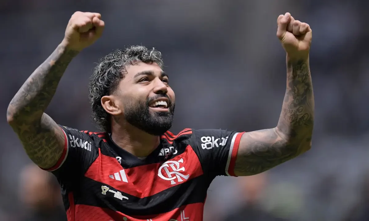 El atacante del Cruzeiro Gabriel Barbosa, conocido como Gabigol
