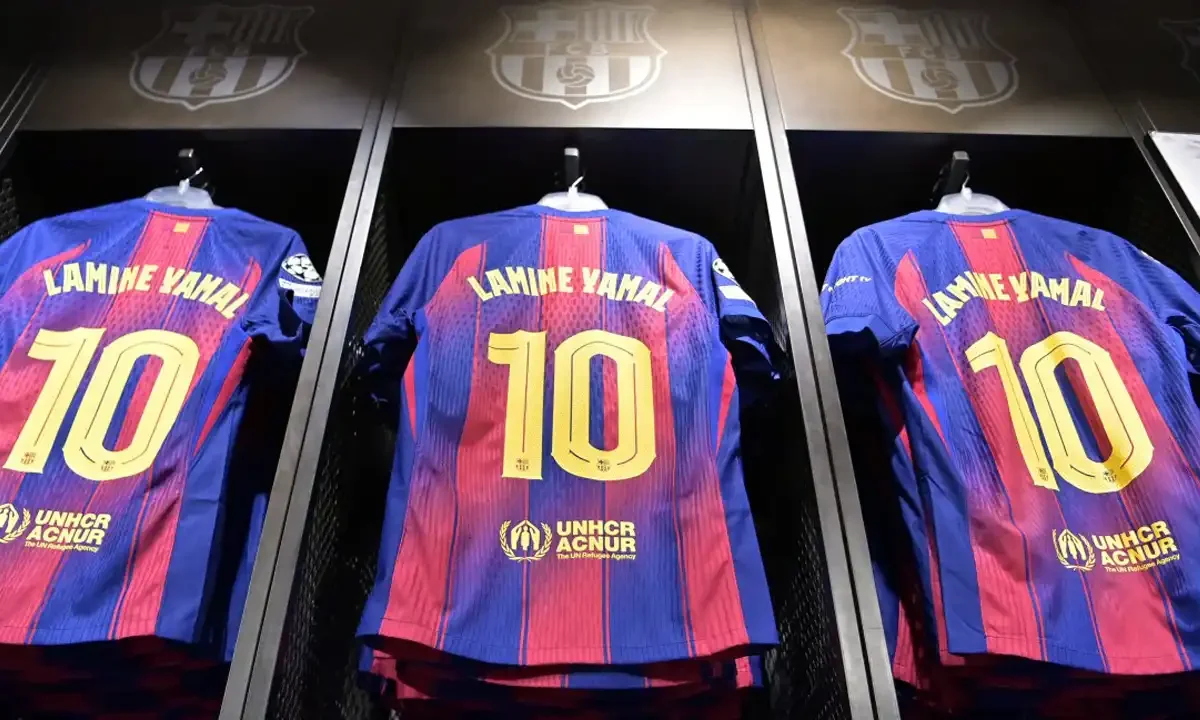 Lamine Yamal heredó el icónico número 10