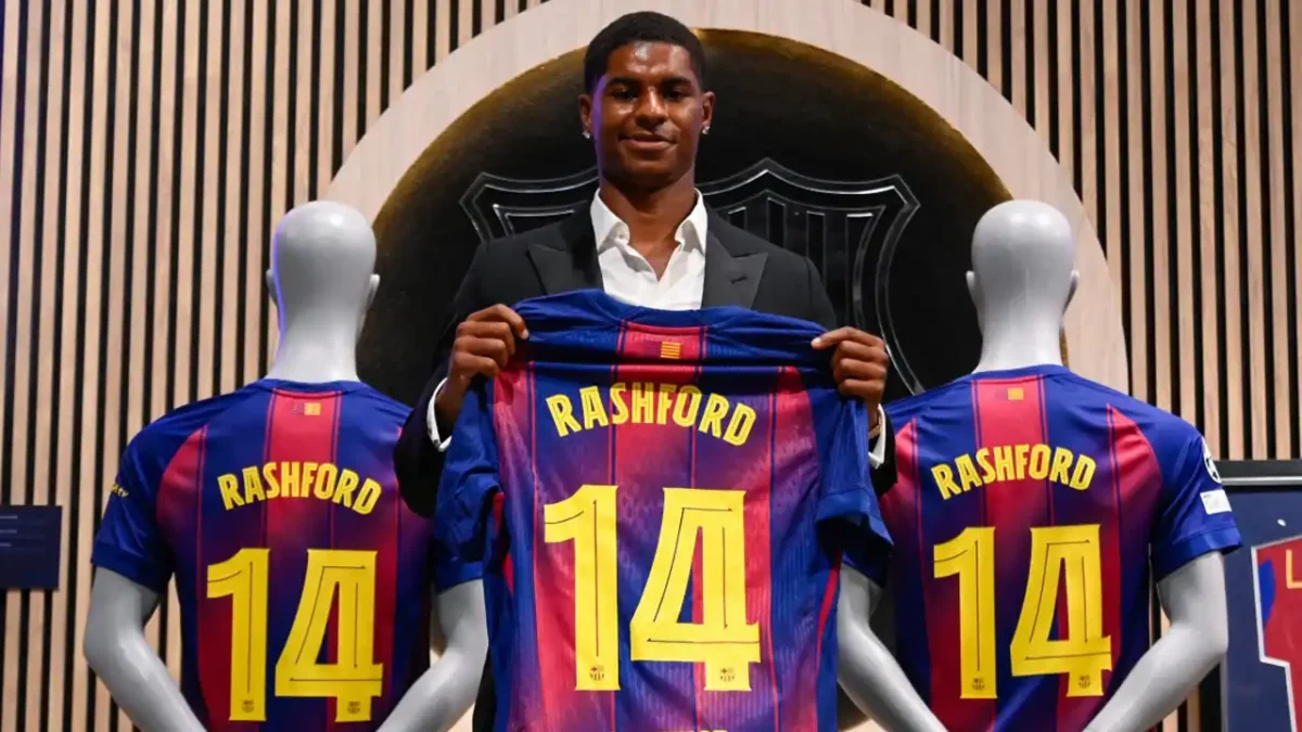 El delantero inglés Marcus Rashford