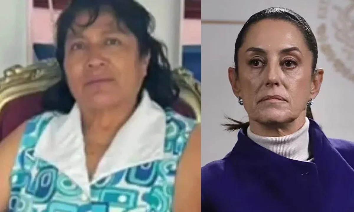 Sheinbaum lamenta muerte de la maestra Irma en Álamo, Veracruz