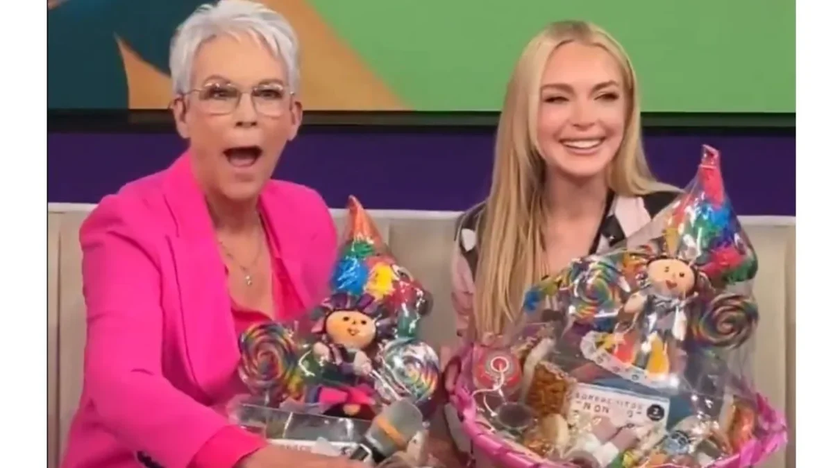 Jamie Lee Curtis y Lindsay Lohan reciben especial regalo en Hoy