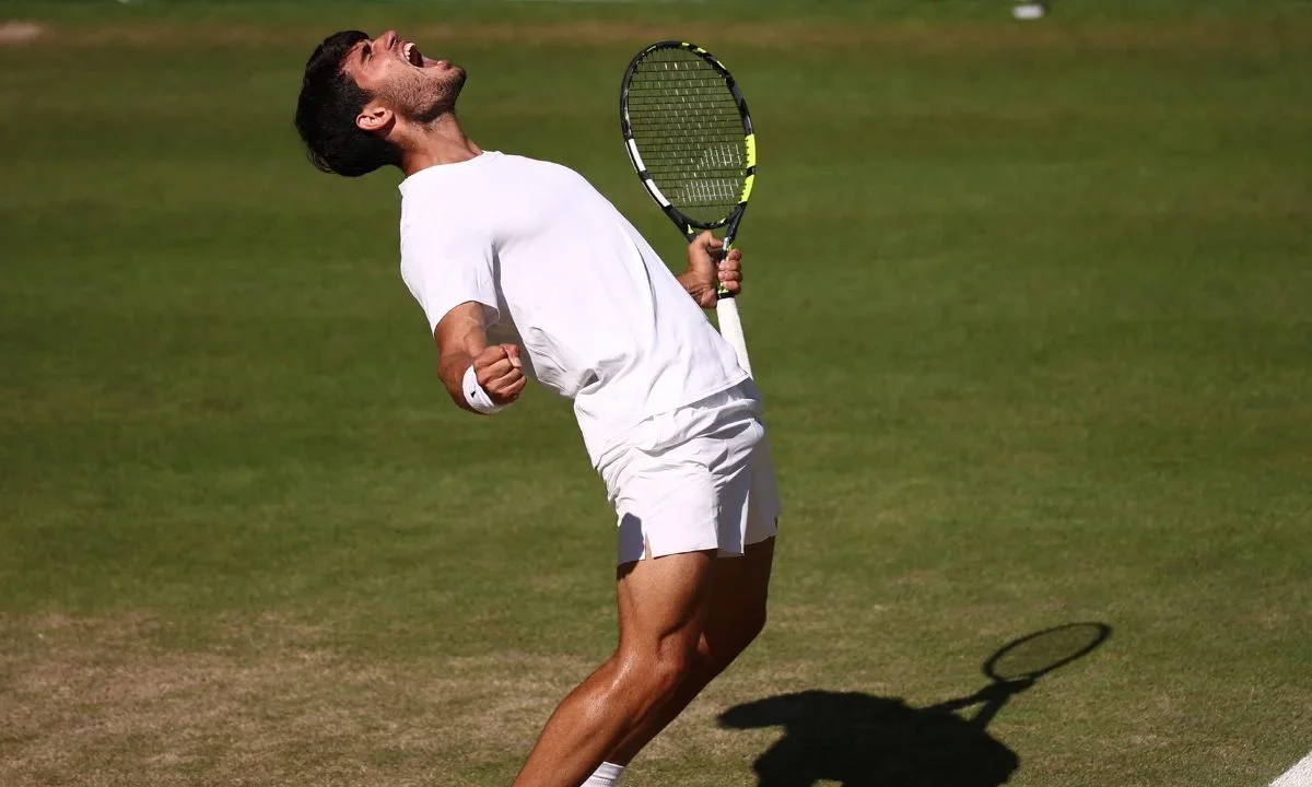 Carlos Alcaraz en Wimbledon