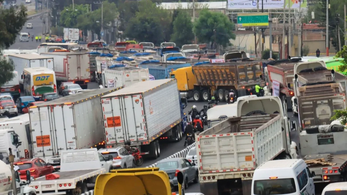 Alertan autoridades por marcha de transportistas esta tarde