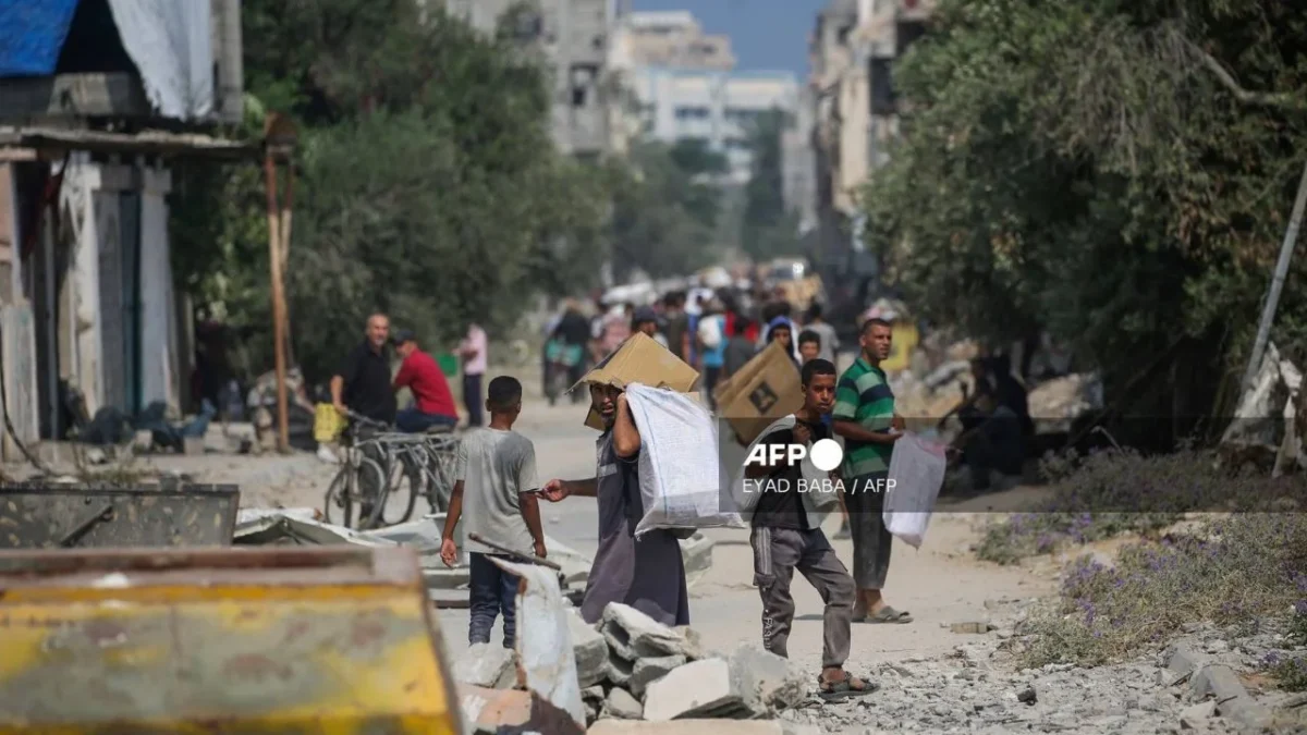 Ante hambruna, buque con ayuda humanitaria se acerca a Gaza