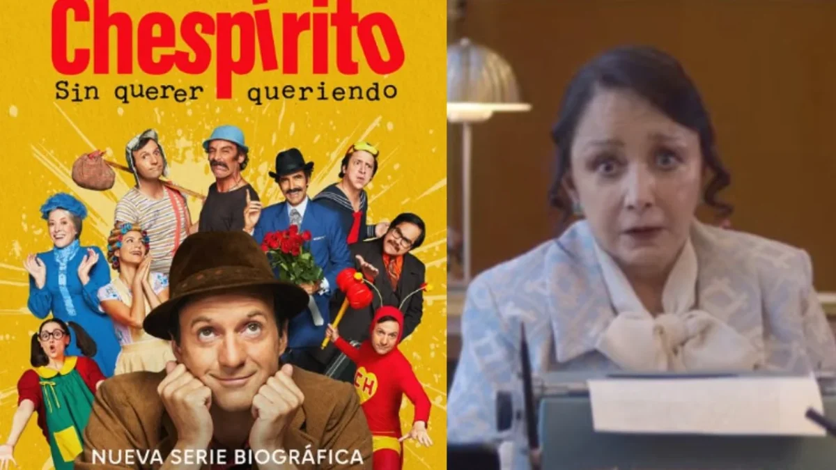 María Antonieta de las Nieves, "La Chilindrina", participó en la bioserie "Sin querer queriendo".