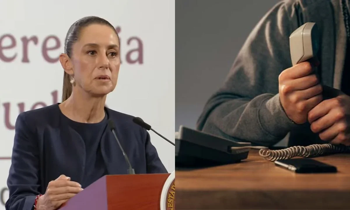 Claudia Sheinbaum anuncia reforma para contra el delito de extorsión en todo el país.