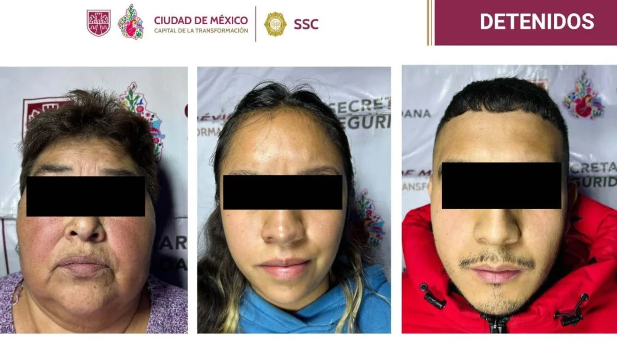 En cateos simultáneos, autoridades capitalinas detuvieron en 3 presuntos integrantes de La Unión Tepito en la alcaldía Miguel Hidalgo.