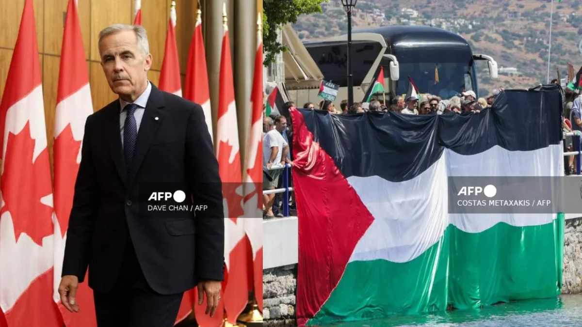 El primer ministro de Canadá, Mark Carney, declaró que su país "tiene la intención" de reconocer a Palestina como Estado.
