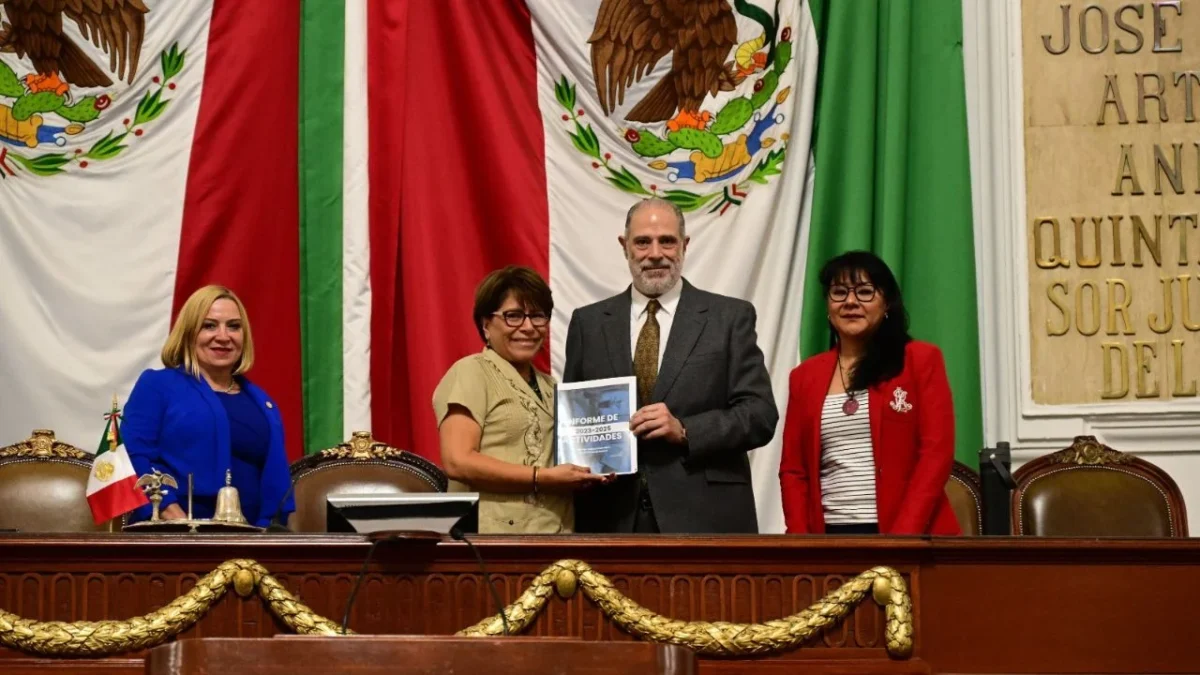 CJC entrega informe final de actividades a Congreso CDMX